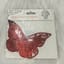Bướm trang trí đỏ