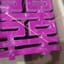 Hỷ fomex vuông Hồng tím